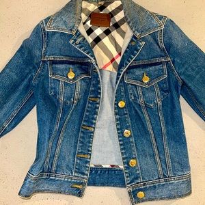 COPY - Burberry Distressed Jean Jacket - Womens size Small
